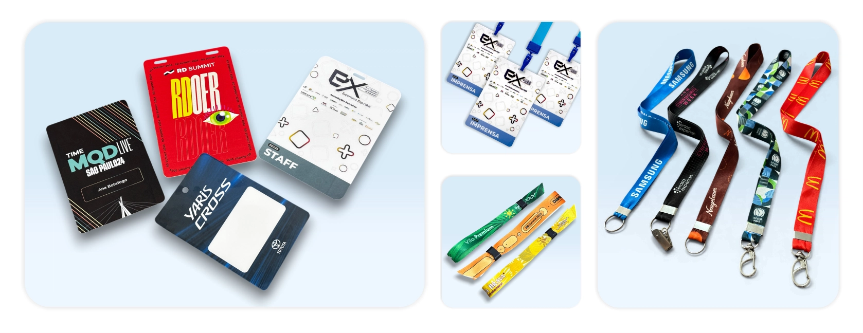 Produtos personalizados VIPBAND